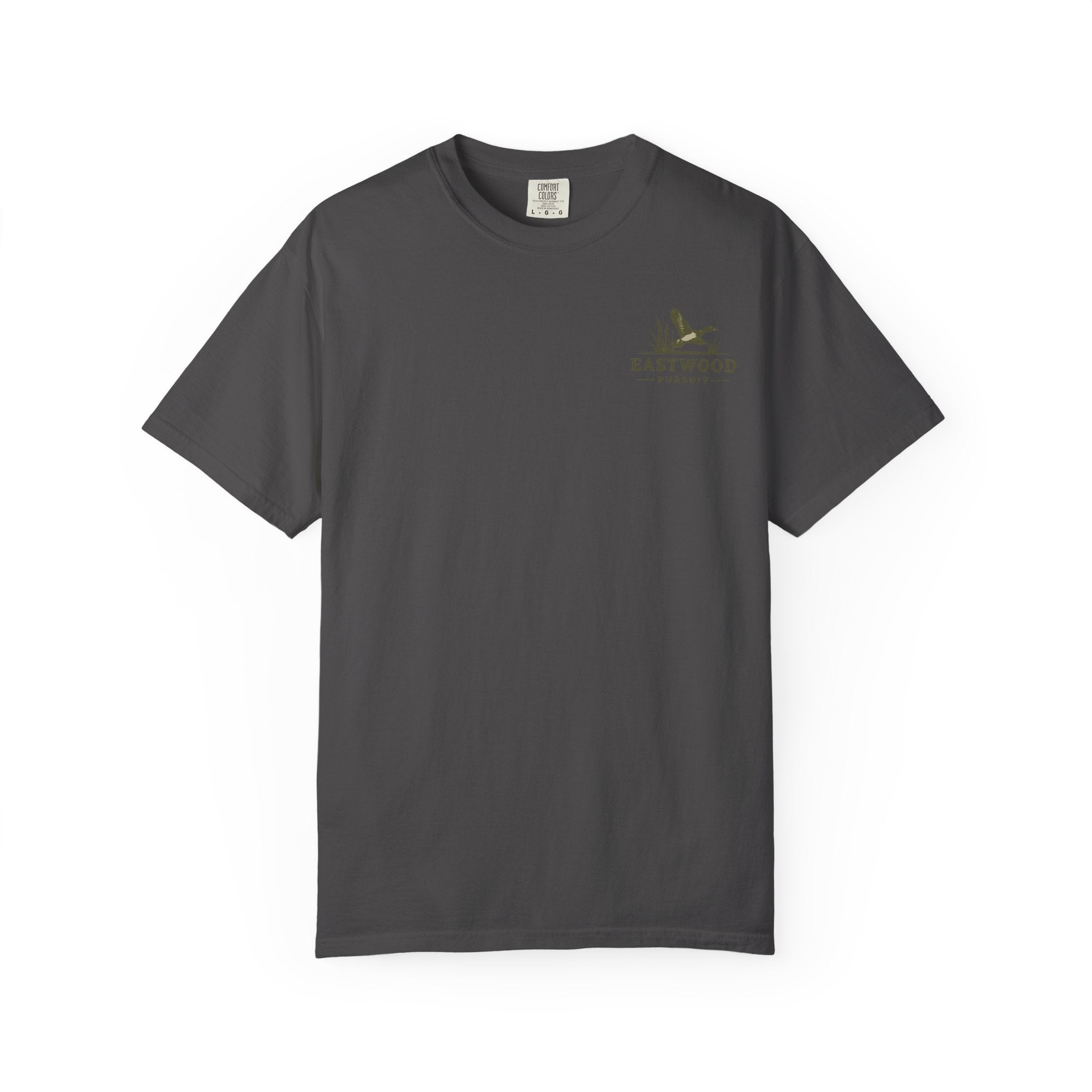 Eastwood Pursuit Duck Hunting Scene T-Shirt | Vintage Waterfowl Artwork