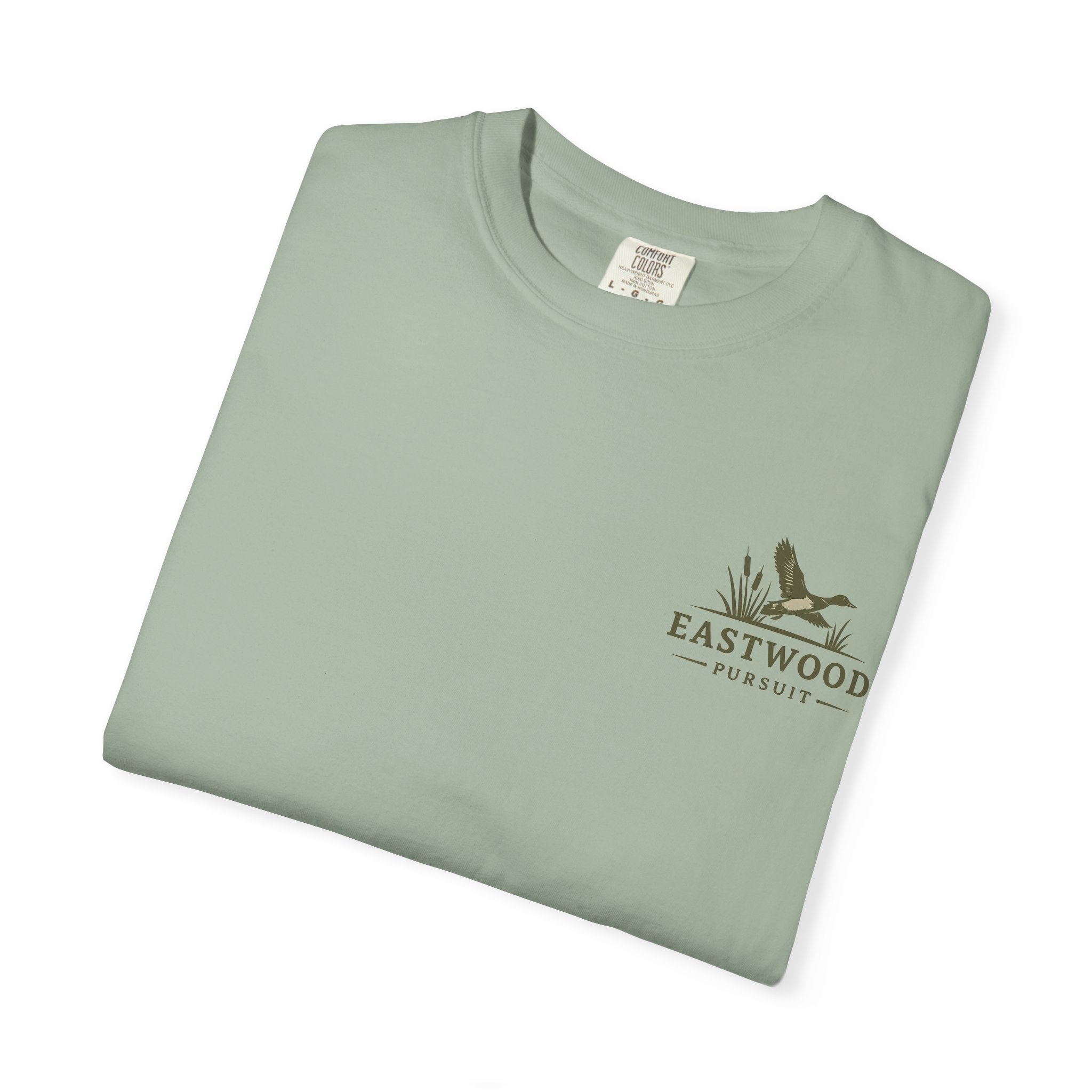 Yellow Lab Hunting T-Shirt — "Eastwood Pursuit" Graphic Tee