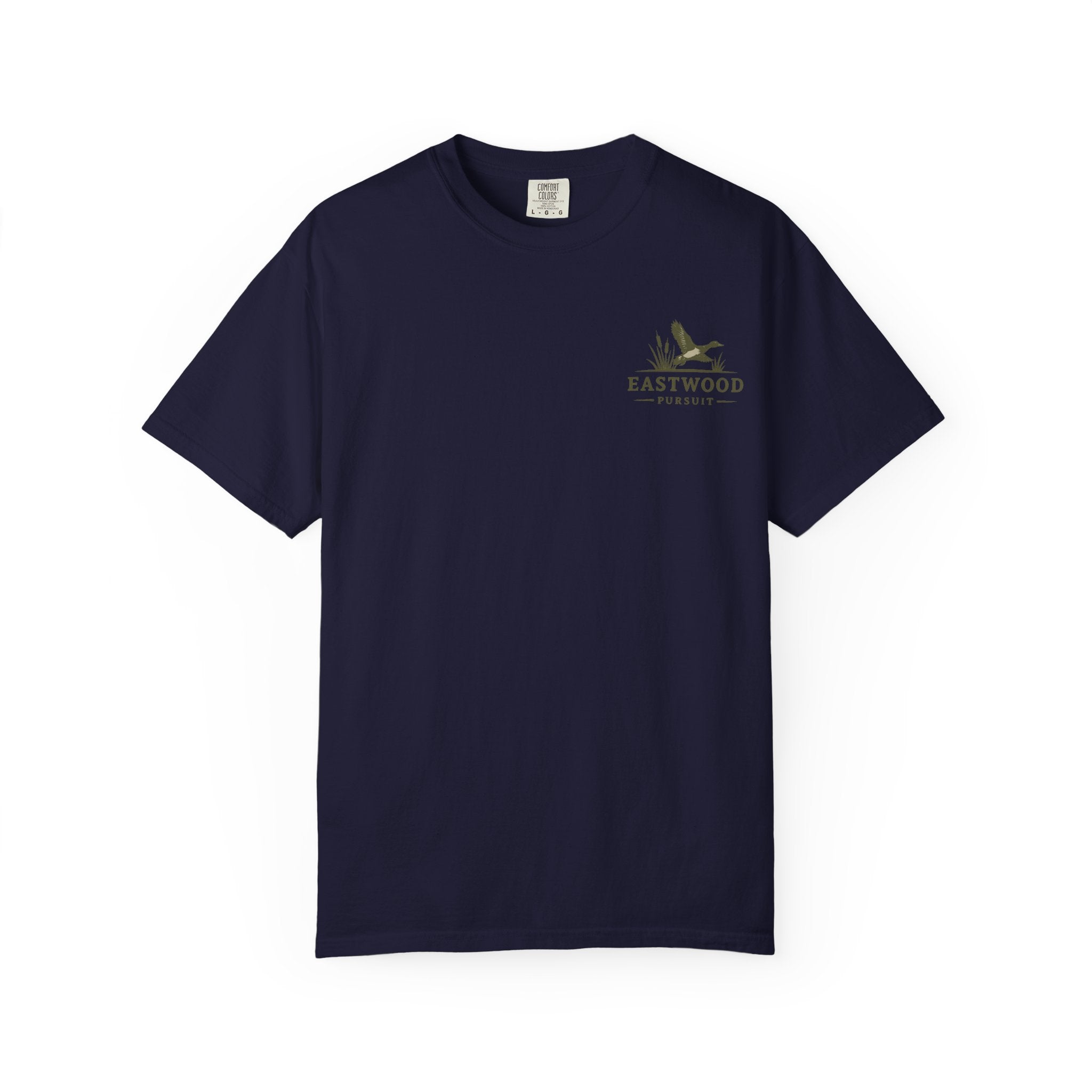 Yellow Lab Hunting T-Shirt — "Eastwood Pursuit" Graphic Tee