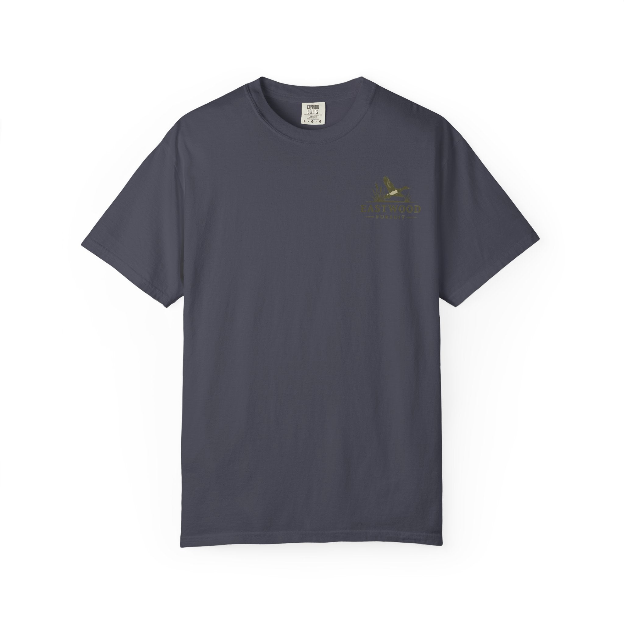 Eastwood Pursuit Duck Hunting Scene T-Shirt | Vintage Waterfowl Artwork