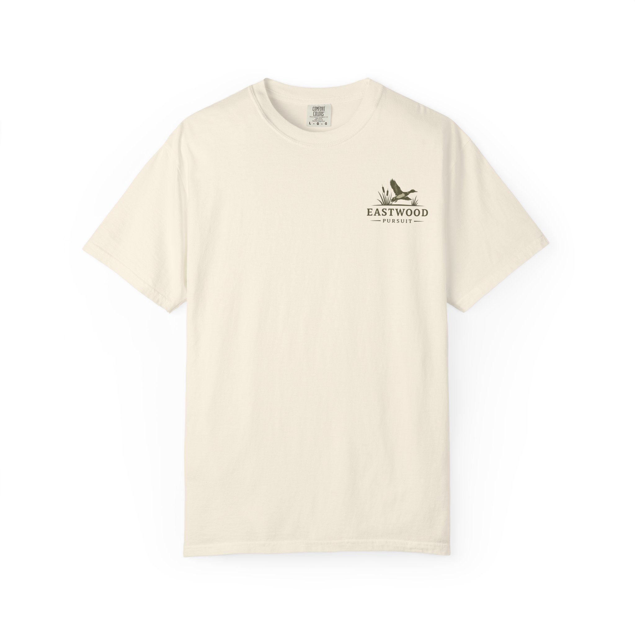 Eastwood Pursuit Duck Hunting Scene T-Shirt | Vintage Waterfowl Artwork